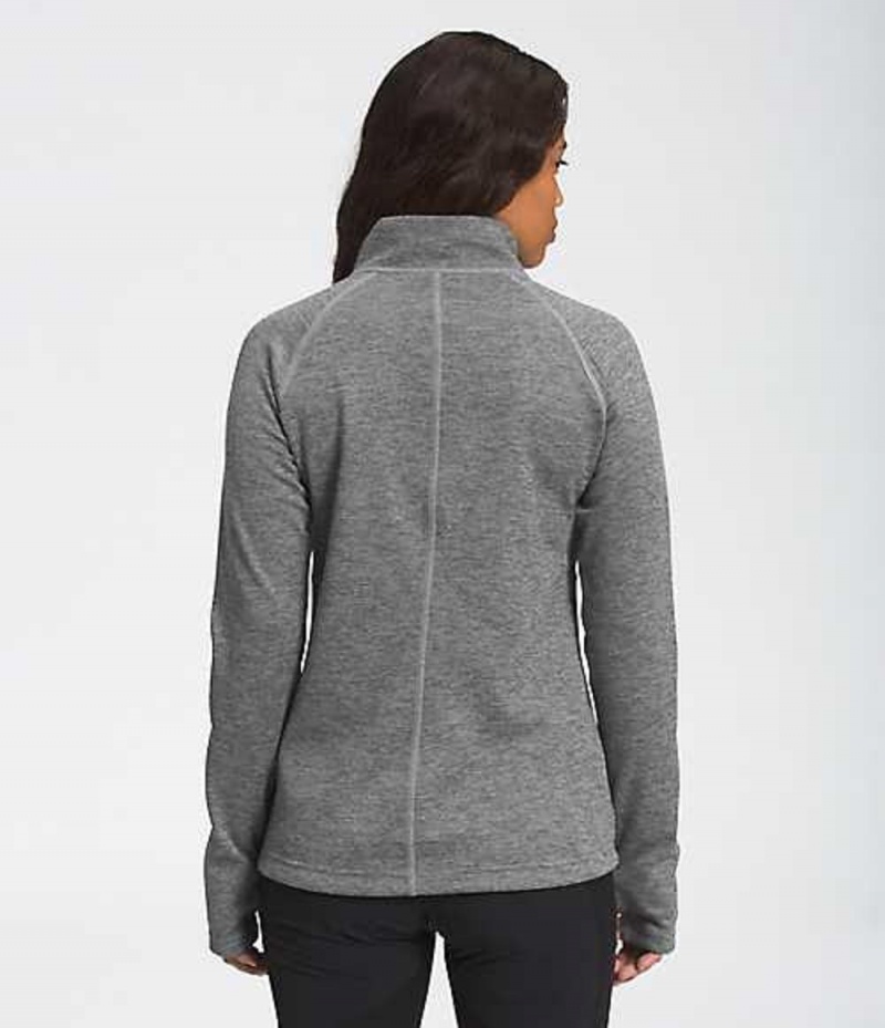 Fleece Jackets The North Face Canyonlands Mujer Gris | 6801573-IJ