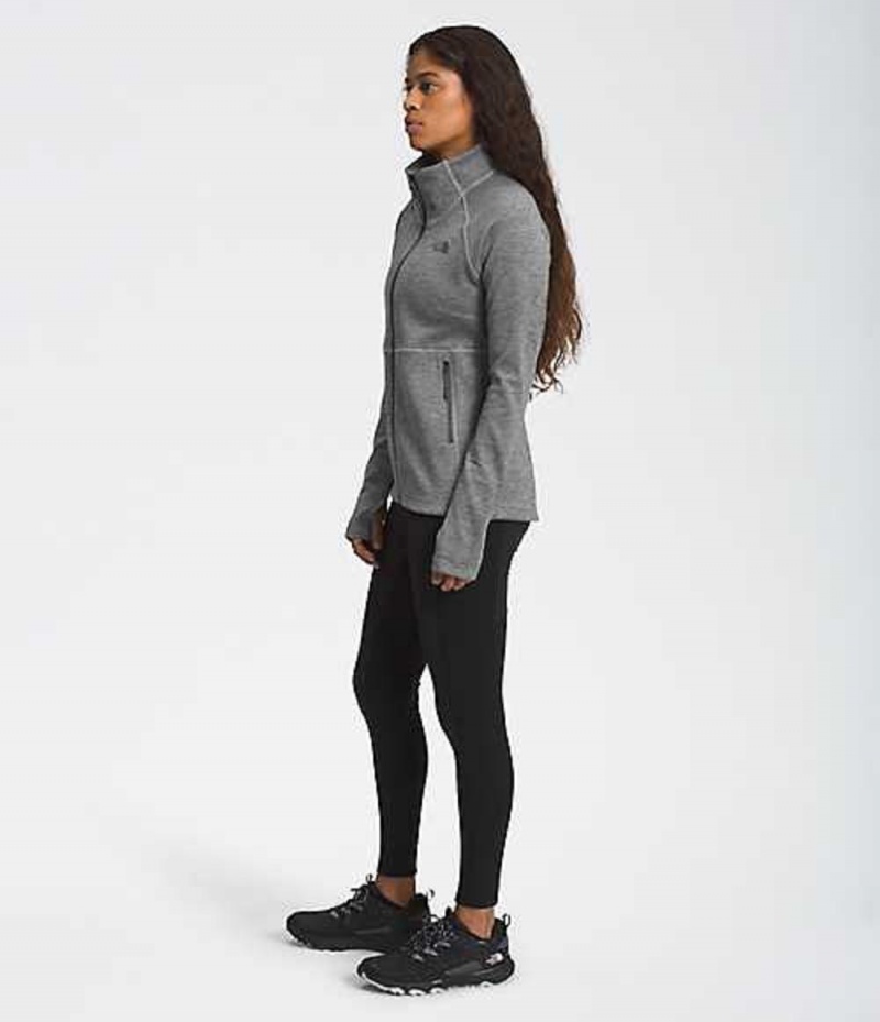 Fleece Jackets The North Face Canyonlands Mujer Gris | 6801573-IJ