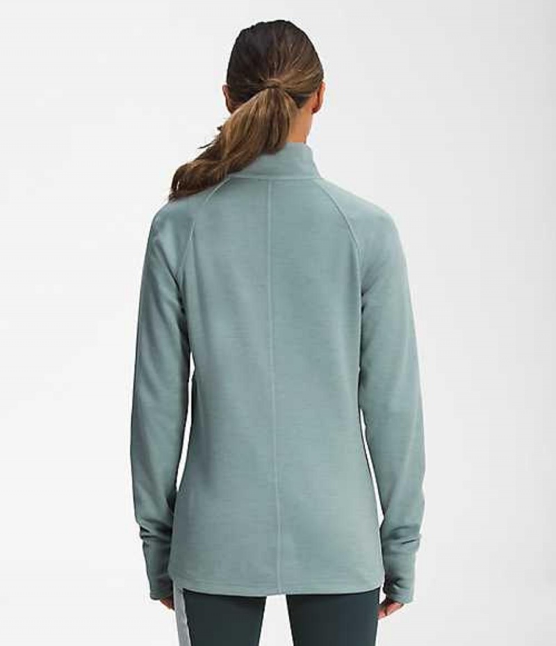 Fleece Jackets The North Face Canyonlands Mujer Plateadas Azules | 4053827-DS