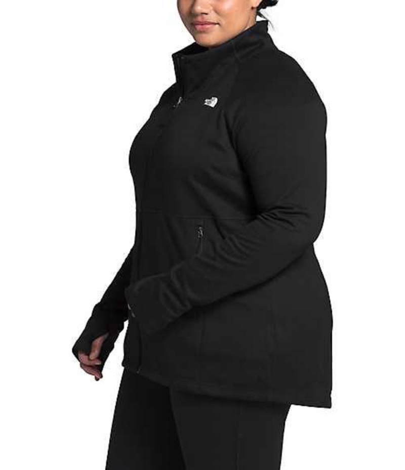 Fleece Jackets The North Face Canyonlands Mujer Negras | 1026478-SM