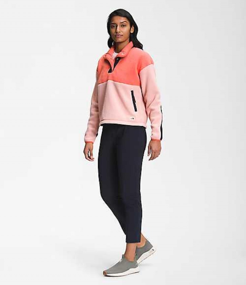 Fleece Jackets The North Face Cragmont Mujer Naranjas Rosas Marrones | 6803274-LU