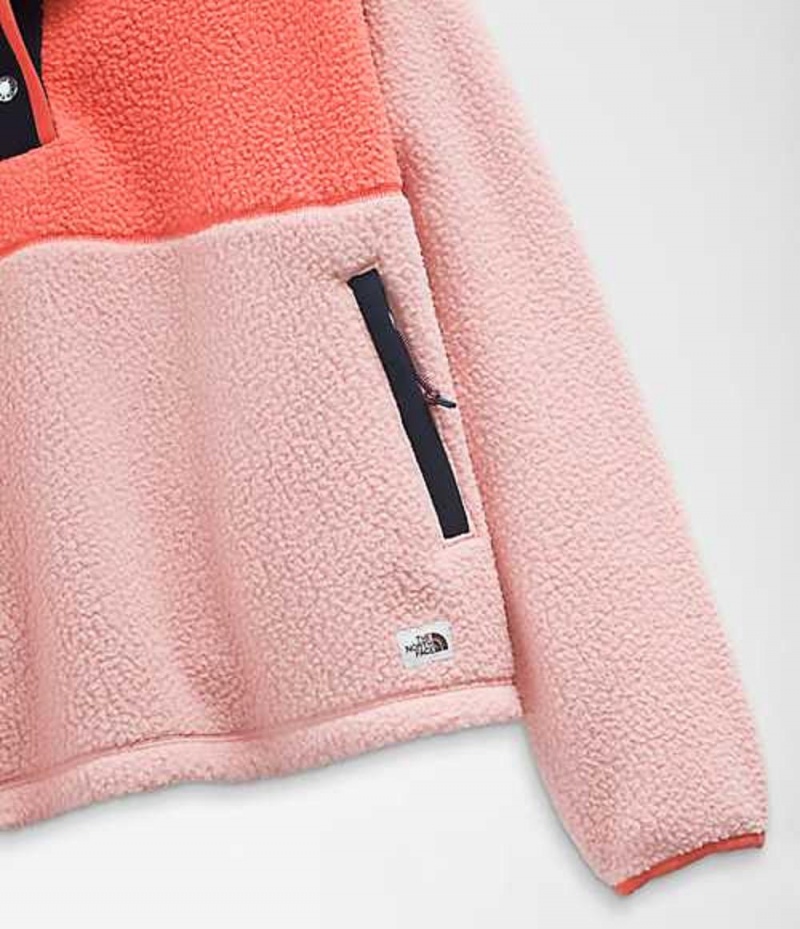 Fleece Jackets The North Face Cragmont Mujer Naranjas Rosas Marrones | 6803274-LU