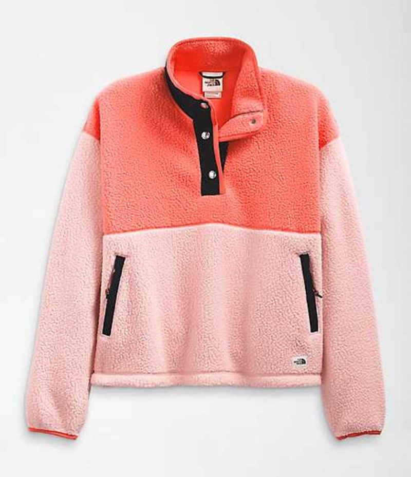 Fleece Jackets The North Face Cragmont Mujer Naranjas Rosas Marrones | 6803274-LU