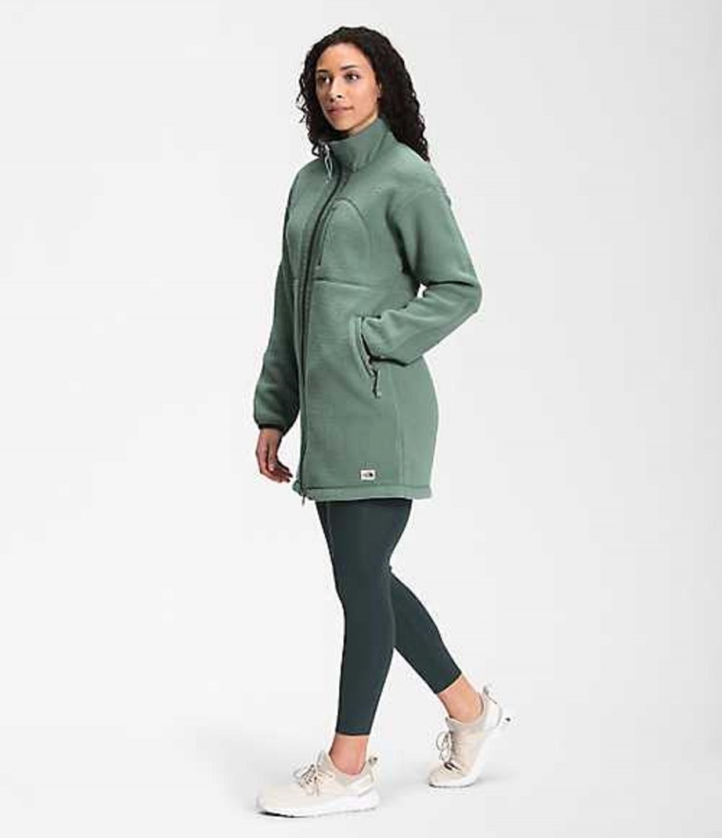 Fleece Jackets The North Face Cragmont Mujer Verde | 8932641-WG