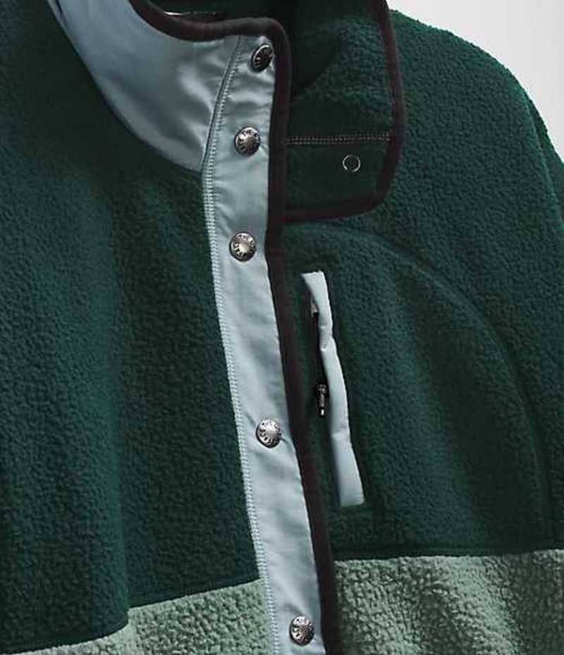 Fleece Jackets The North Face Cragmont Mujer Verde | 0286937-JG