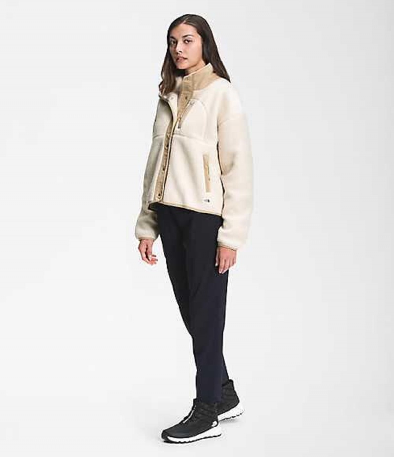 Fleece Jackets The North Face Cragmont Mujer Marrones Kaki | 1759308-PO