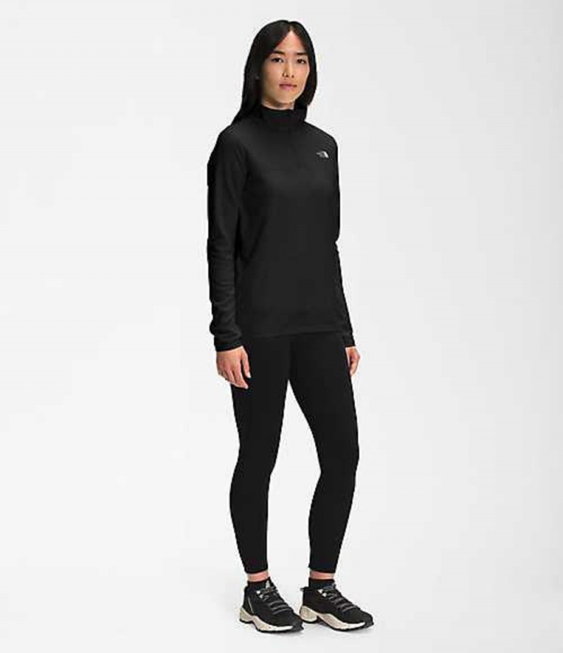 Fleece Jackets The North Face TKA Glacier Mujer Negras | 9856204-MO