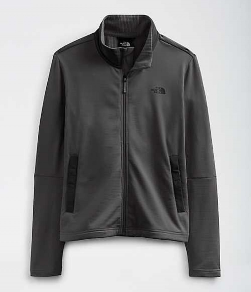 Fleece Jackets The North Face Wayroute Mujer Gris Negras | 0197542-VA