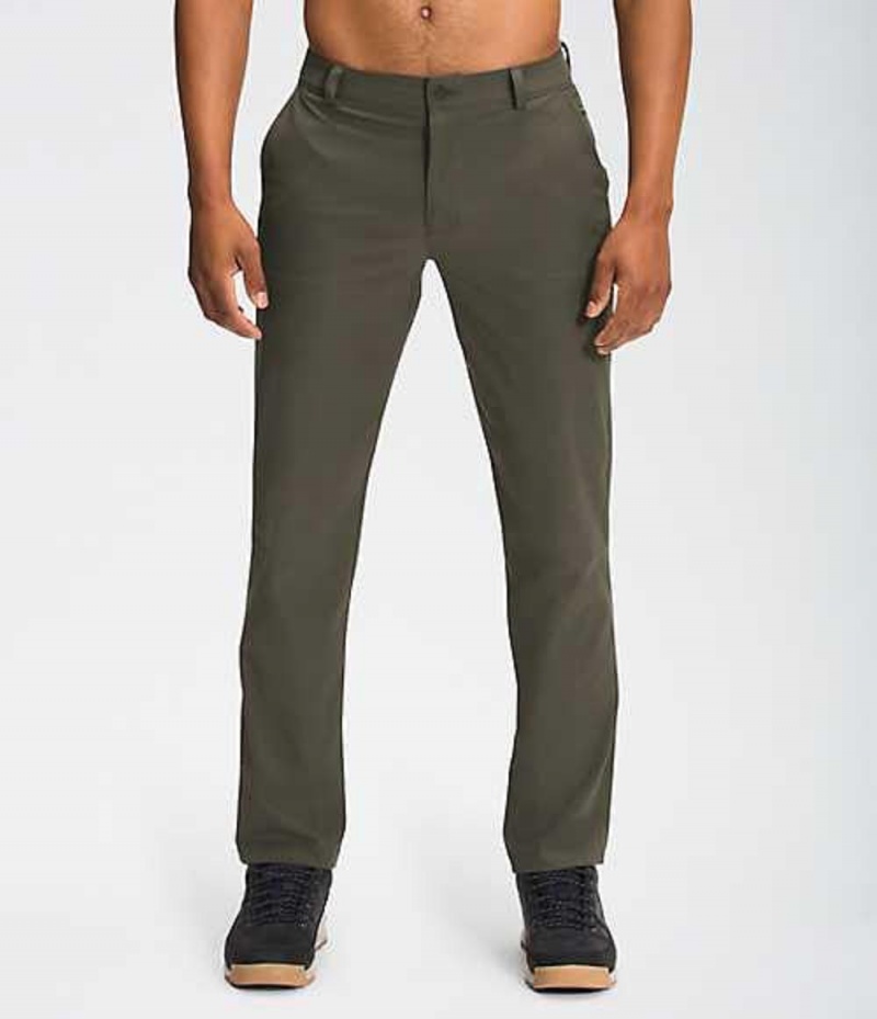 Pantalon The North Face City Standard Hombre Gris Marrones Verde | 5702143-ZQ