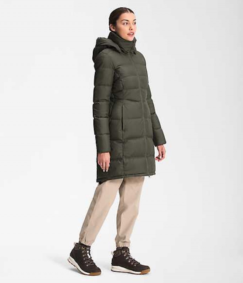 Parka The North Face Metropolis Mujer Gris Marrones Verde | 4738912-HI