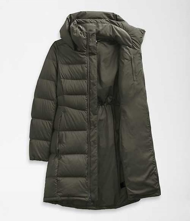 Parka The North Face Metropolis Mujer Gris Marrones Verde | 4738912-HI