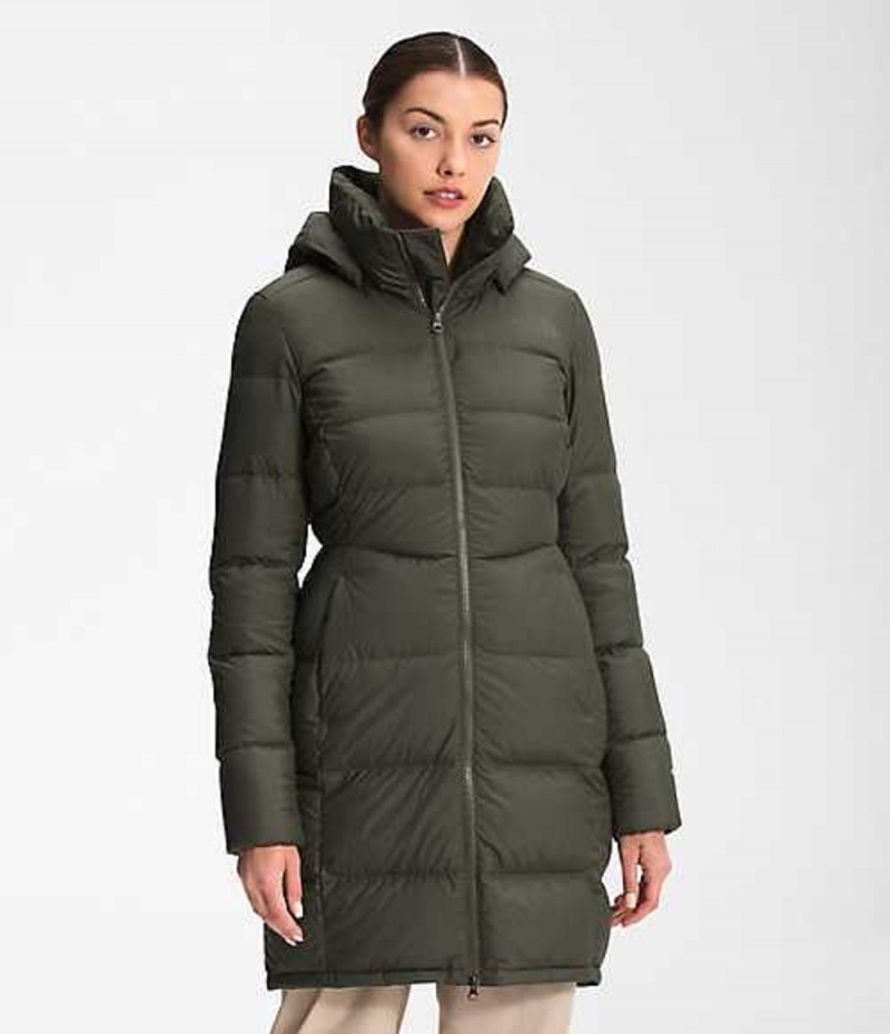 Parka The North Face Metropolis Mujer Gris Marrones Verde | 4738912-HI