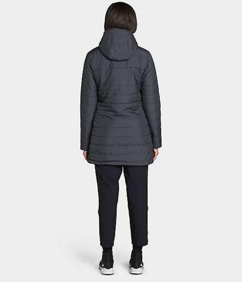 Parka The North Face Mossbud Mujer Gris Negras | 3248091-IM