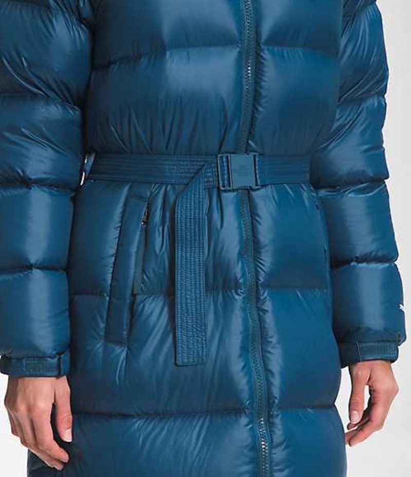 Parka The North Face Nuptse Mujer Azules | 7084692-BS