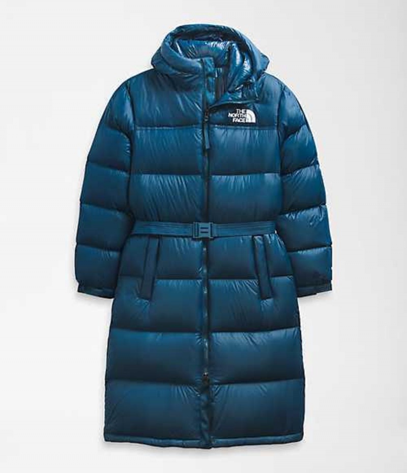 Parka The North Face Nuptse Mujer Azules | 7084692-BS