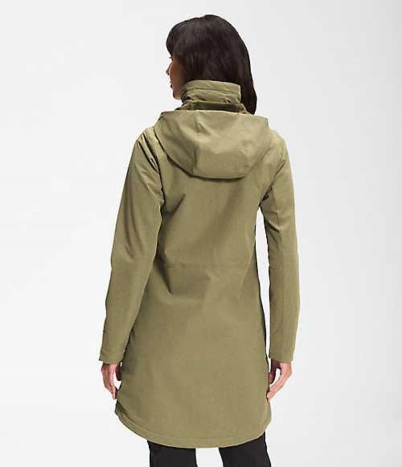 Parka The North Face Shelbe Raschel Mujer Verde Oliva Verde | 0762589-FZ