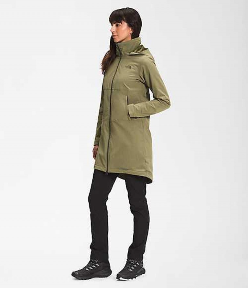 Parka The North Face Shelbe Raschel Mujer Verde Oliva Verde | 0762589-FZ