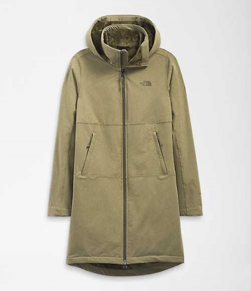 Parka The North Face Shelbe Raschel Mujer Verde Oliva Verde | 0762589-FZ