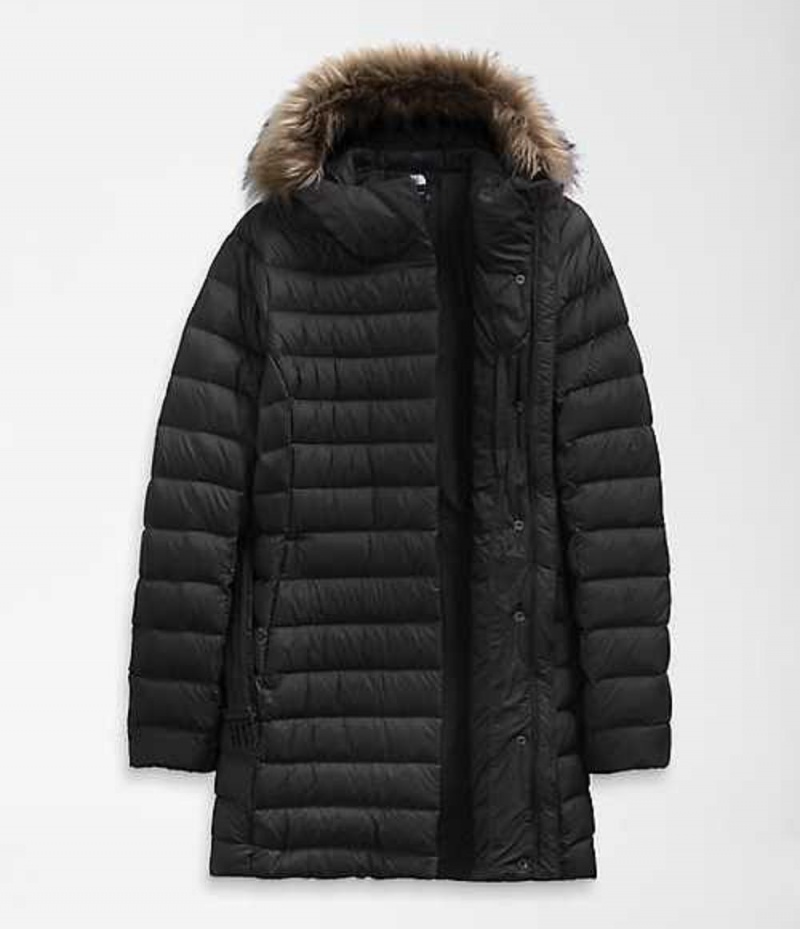 Parka The North Face Transverse Belted Mujer Negras | 7123046-UT