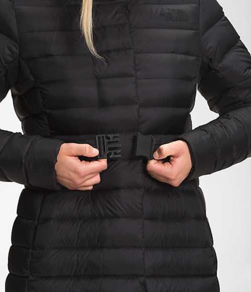 Parka The North Face Transverse Belted Mujer Negras | 7123046-UT