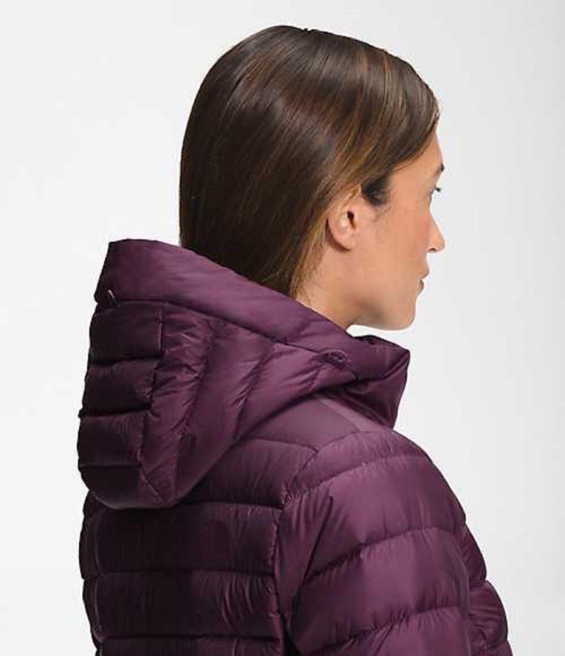 Parka The North Face Transverse Belted Mujer Burdeos | 2084953-SG