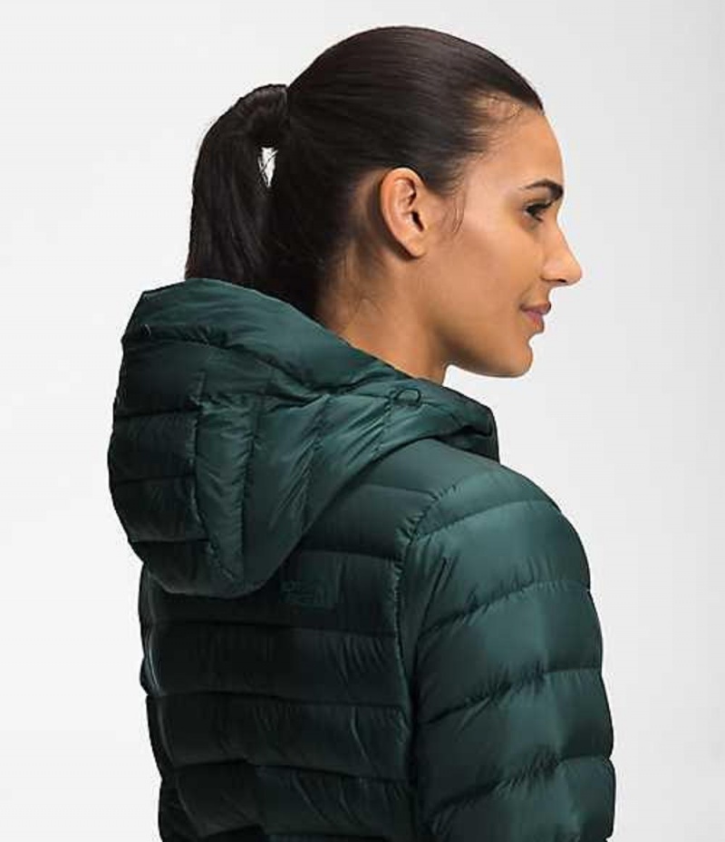 Parka The North Face Transverse Belted Mujer Verde Oscuro | 3590742-OZ