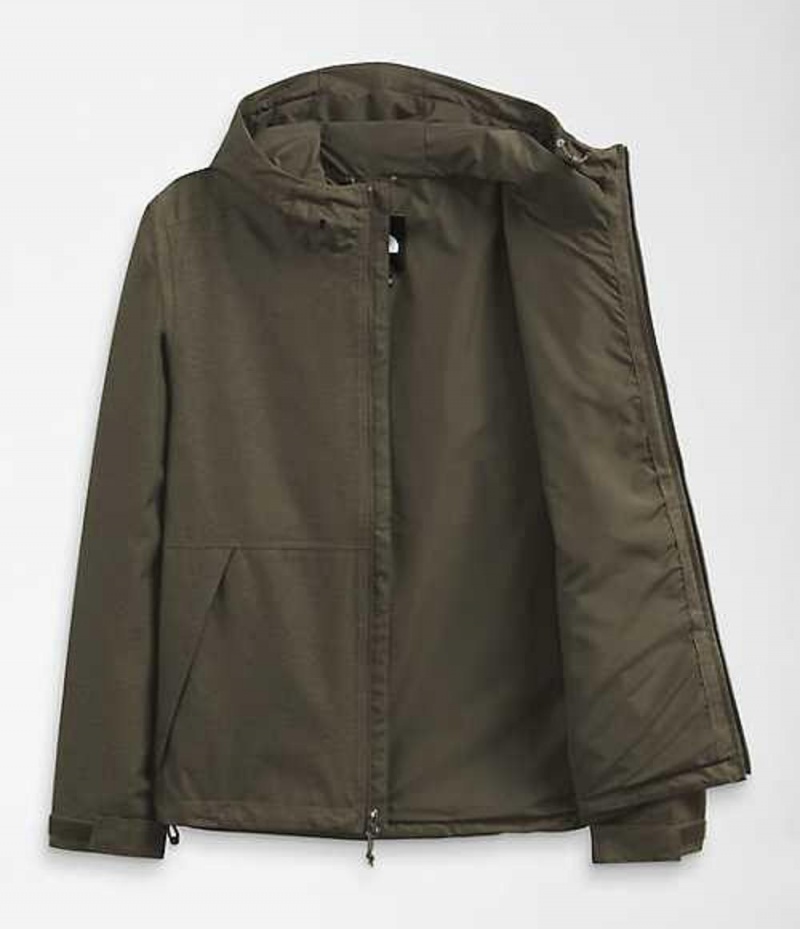 Rain Jackets The North Face Novelty Millerton Hombre Gris Marrones Verde | 0769485-HP