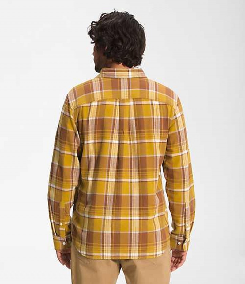 Shirts The North Face Arroyo Hombre Amarillo | 1092674-TE