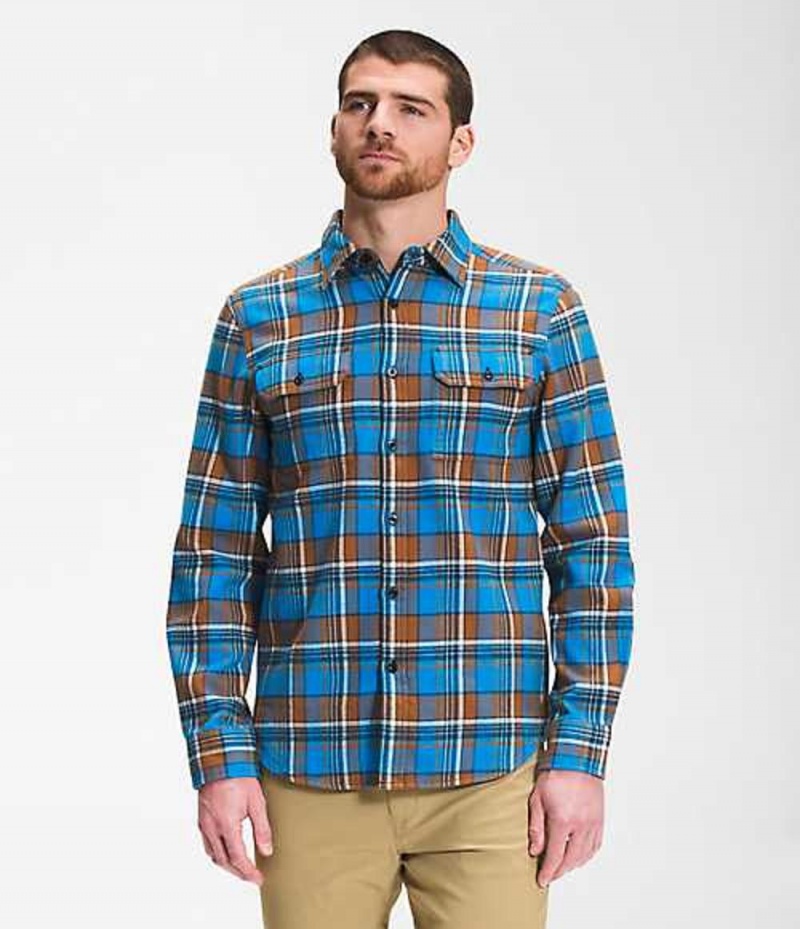 Shirts The North Face Arroyo Hombre Azules | 1945728-LA