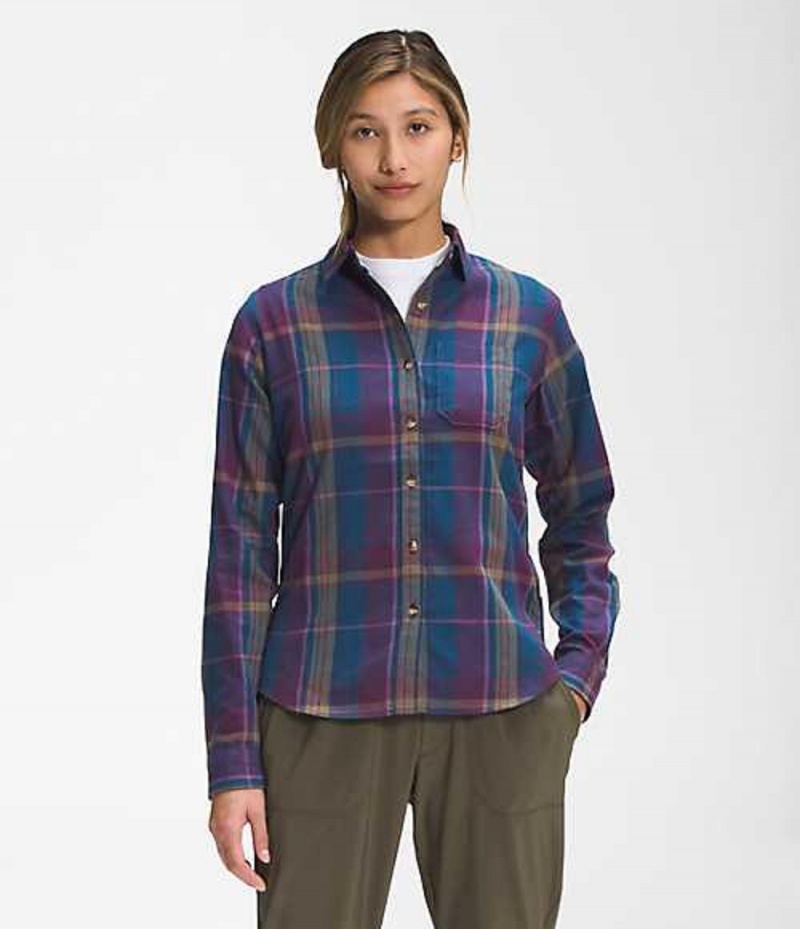 Shirts The North Face Berkeley Mujer Burdeos | 5187390-GA