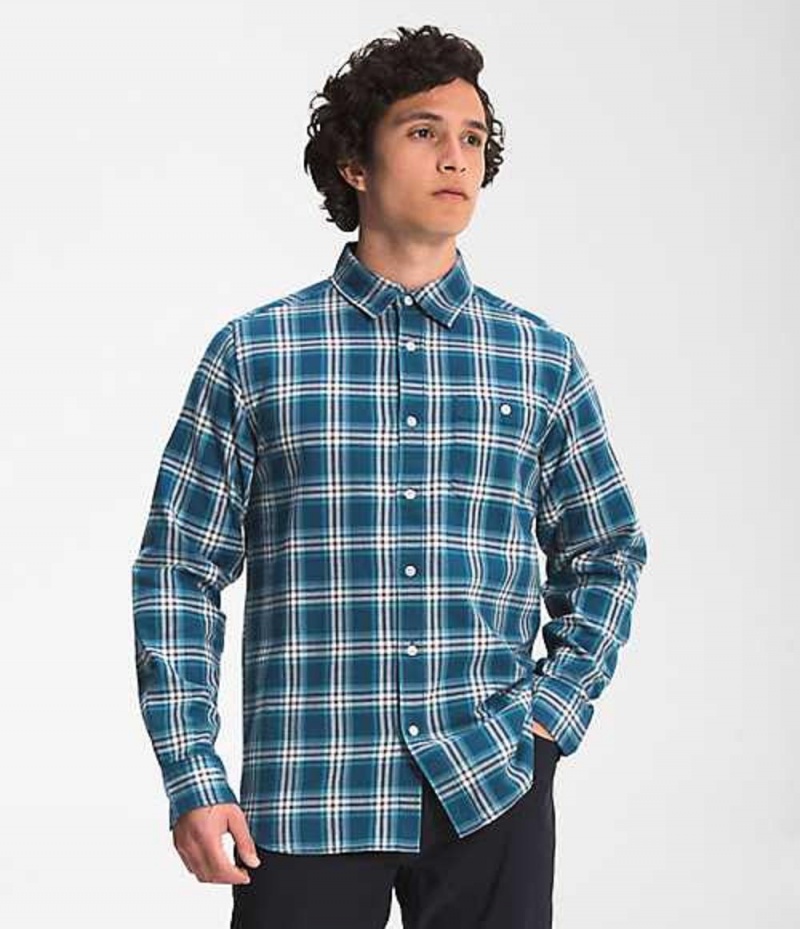 Shirts The North Face Hayden Pass 2.0 Hombre Azules | 6358742-ZQ