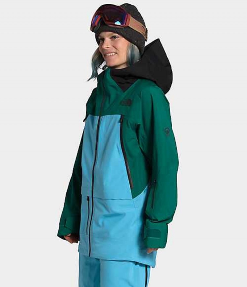 Skiing The North Face A-CAD Mujer Azules Verde Negras | 4306975-BS