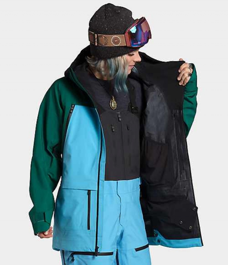 Skiing The North Face A-CAD Mujer Azules Verde Negras | 4306975-BS