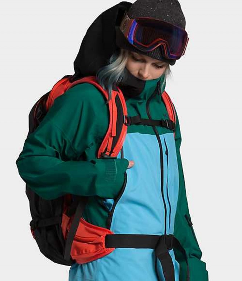 Skiing The North Face A-CAD Mujer Azules Verde Negras | 4306975-BS