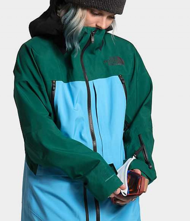 Skiing The North Face A-CAD Mujer Azules Verde Negras | 4306975-BS