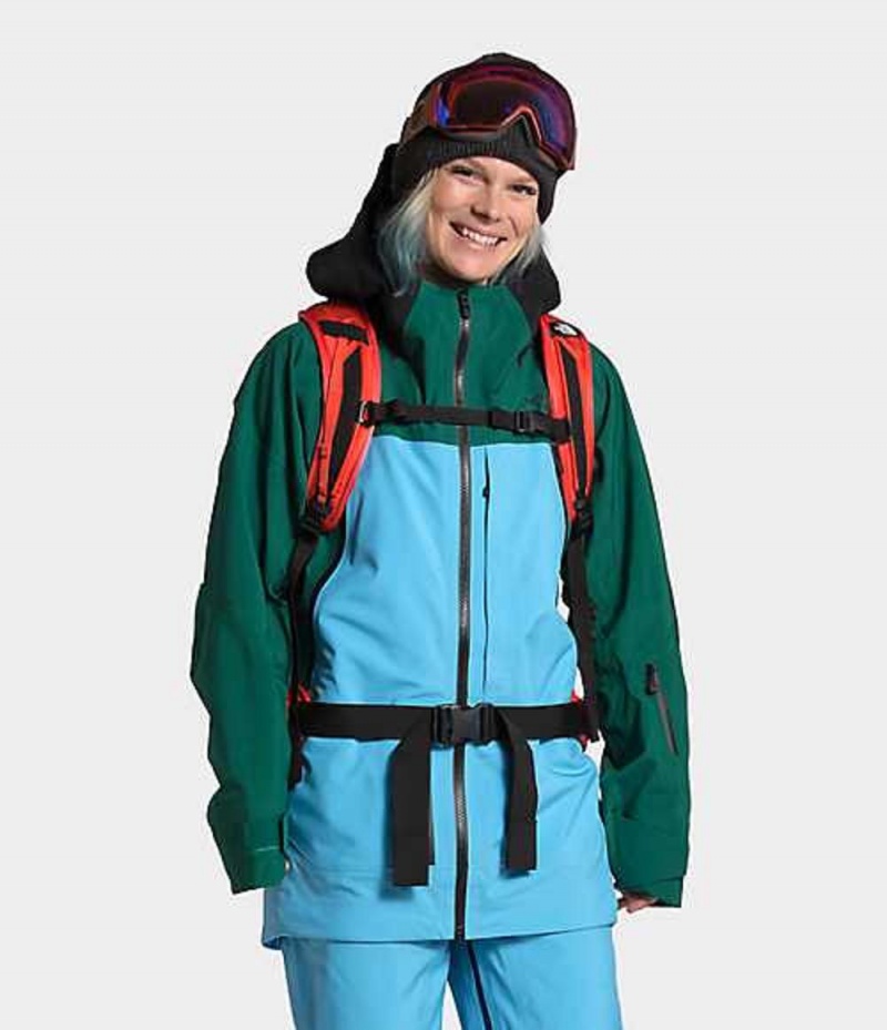 Skiing The North Face A-CAD Mujer Azules Verde Negras | 4306975-BS