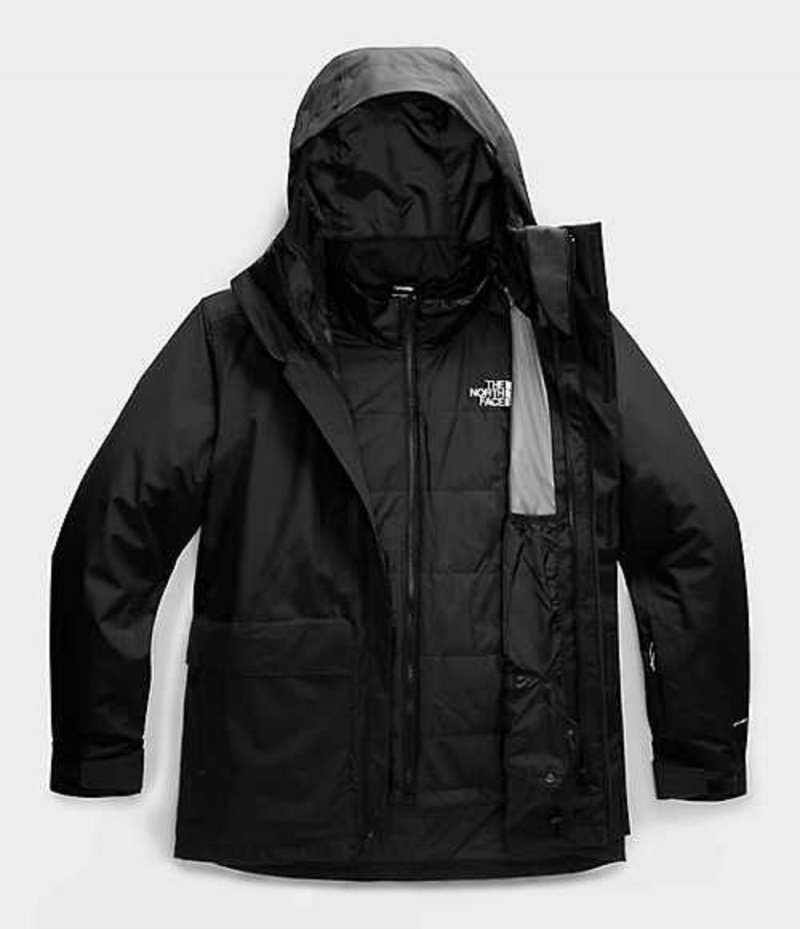 Skiing The North Face Clement Triclimate® Hombre Negras | 3841507-NB