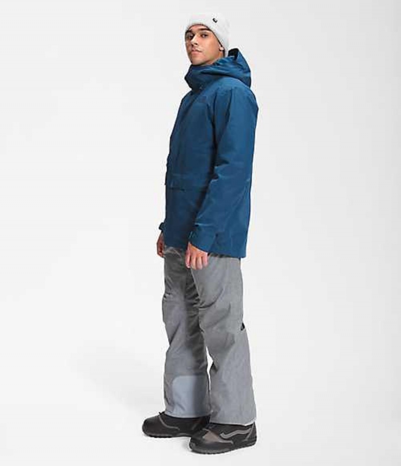 Skiing The North Face Clement Triclimate® Hombre Azules | 3648512-EM