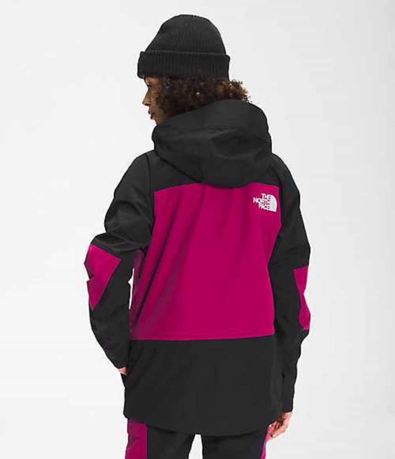 Skiing The North Face Dragline Mujer Negras Rosas | 1027934-OP