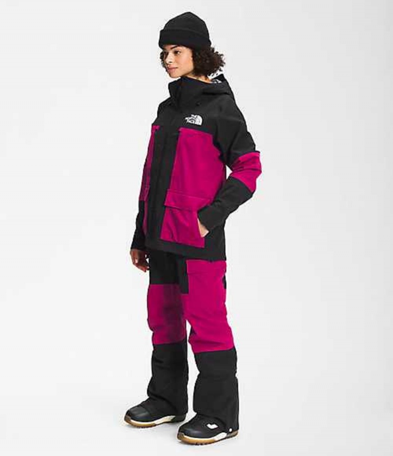 Skiing The North Face Dragline Mujer Negras Rosas | 1027934-OP