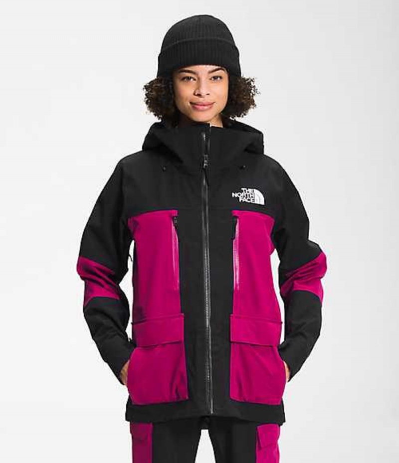 Skiing The North Face Dragline Mujer Negras Rosas | 1027934-OP