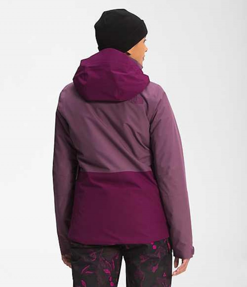 Skiing The North Face Garner Triclimate® Mujer Moradas Negras | 4627819-PC