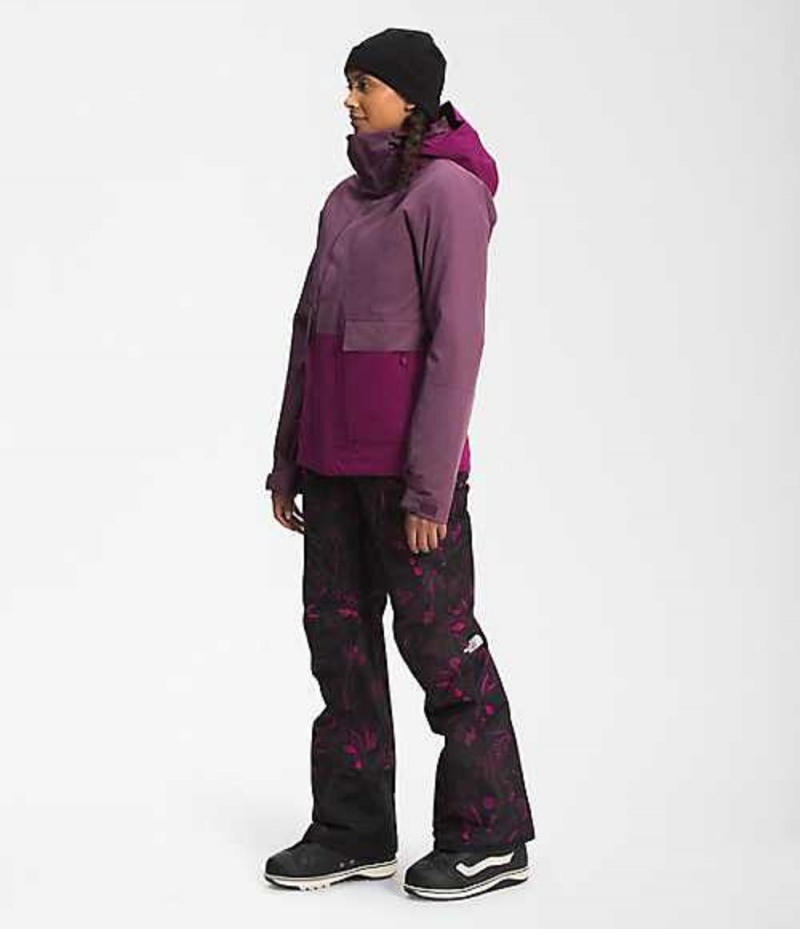 Skiing The North Face Garner Triclimate® Mujer Moradas Negras | 4627819-PC