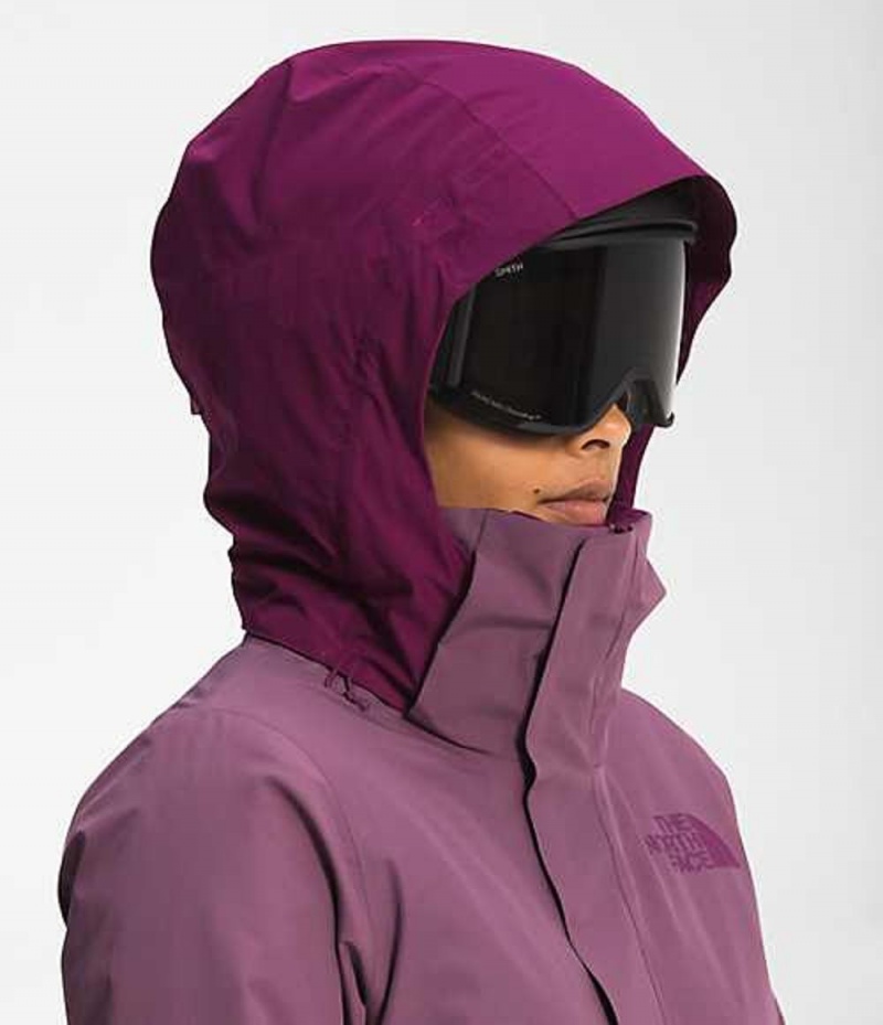 Skiing The North Face Garner Triclimate® Mujer Moradas Negras | 4627819-PC