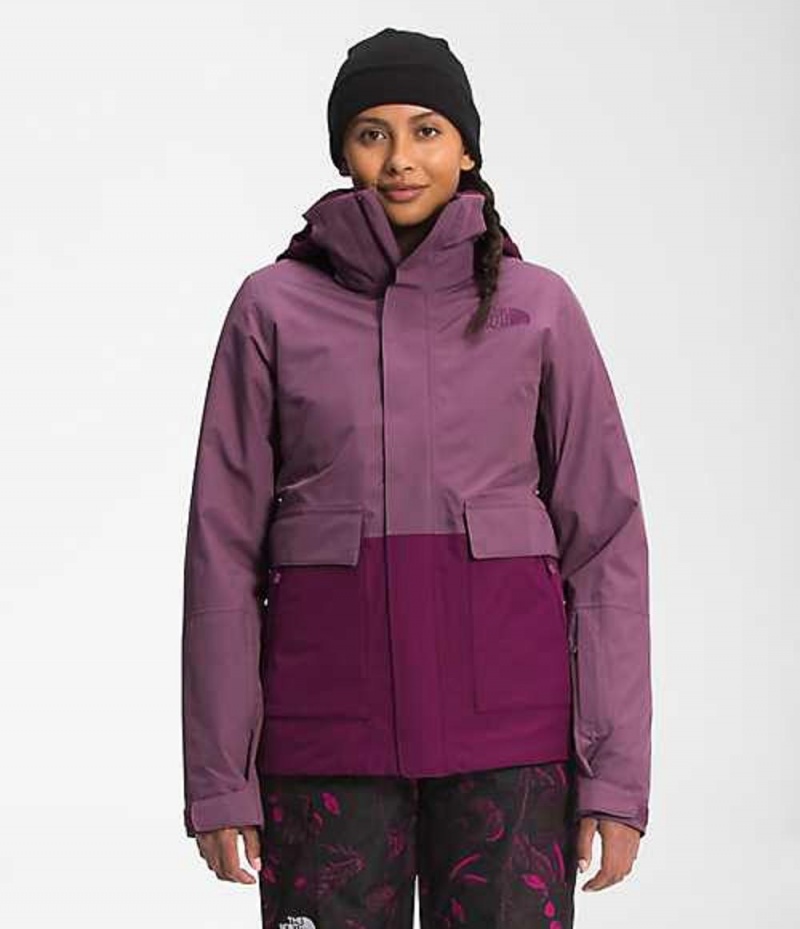 Skiing The North Face Garner Triclimate® Mujer Moradas Negras | 4627819-PC