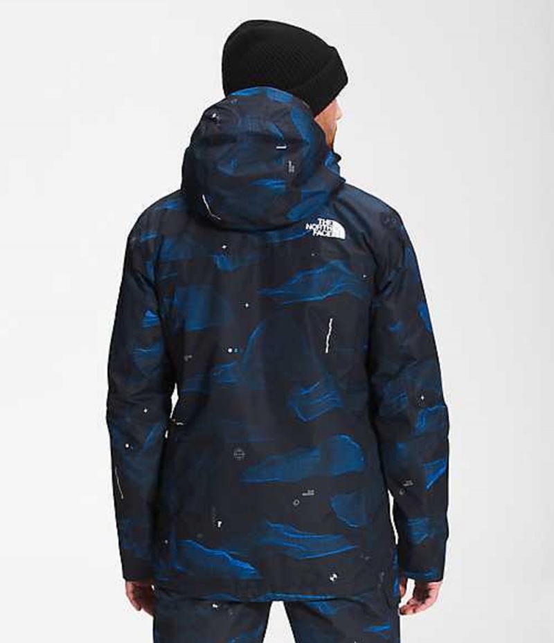 Skiing The North Face ThermoBall™ Eco Hombre Azul Marino Negras | 3681940-SP