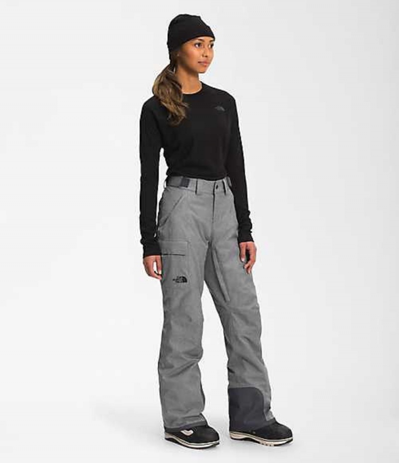 Snowboard Pants The North Face Freedom Mujer Gris | 4502718-GK