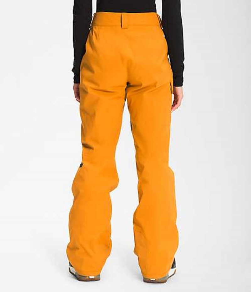 Snowboard Pants The North Face Freedom Mujer Amarillo | 6435972-LO