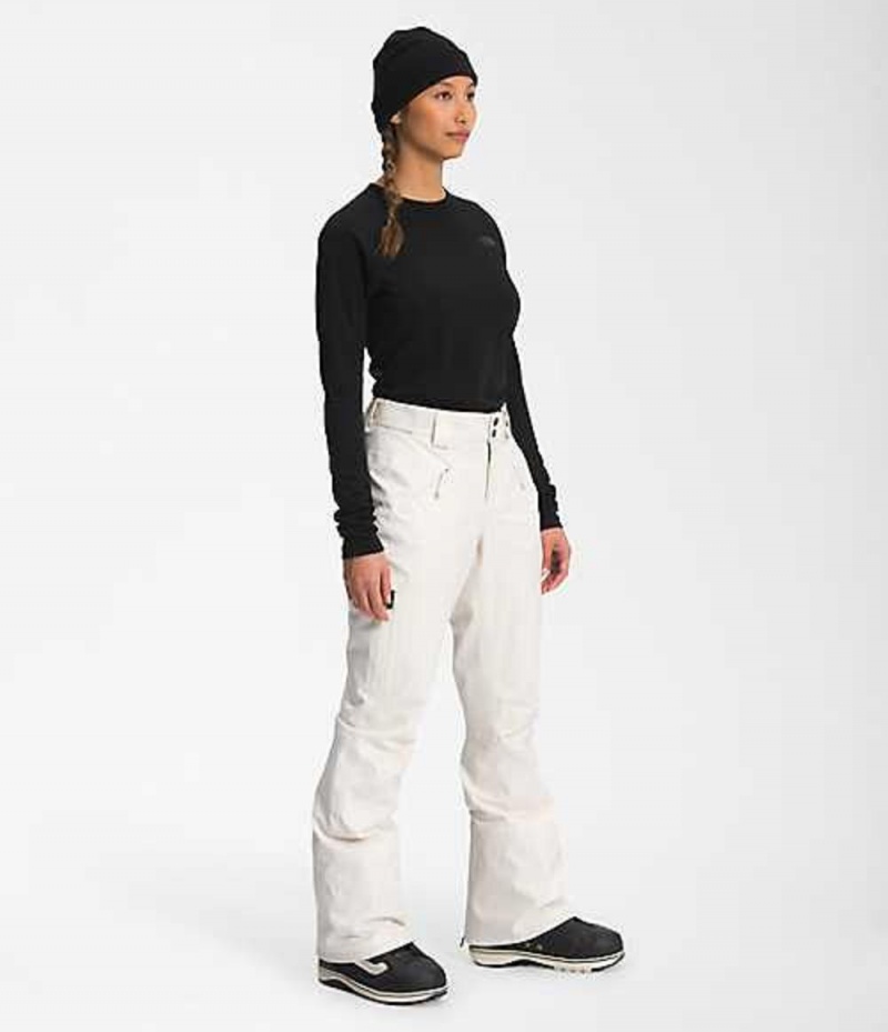 Snowboard Pants The North Face Lenado Mujer Blancas | 9683175-XK