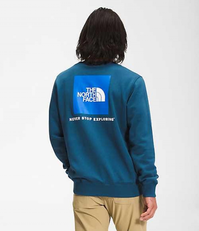 Sudadera The North Face Box NSE Hombre Azules | 8140379-BS